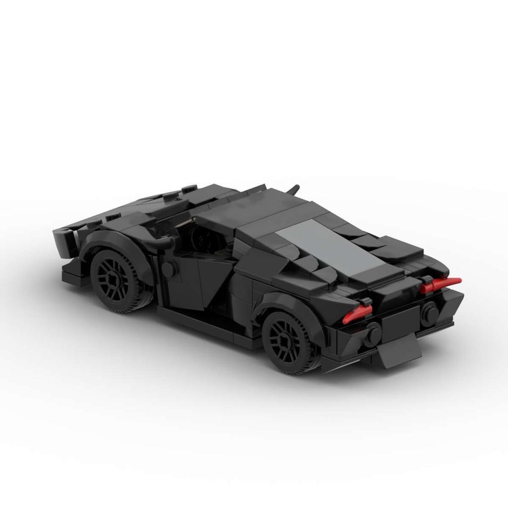 Domestic Building Block Compatible Sports Car Car Assembly Toy Speed8 Grid Car Set