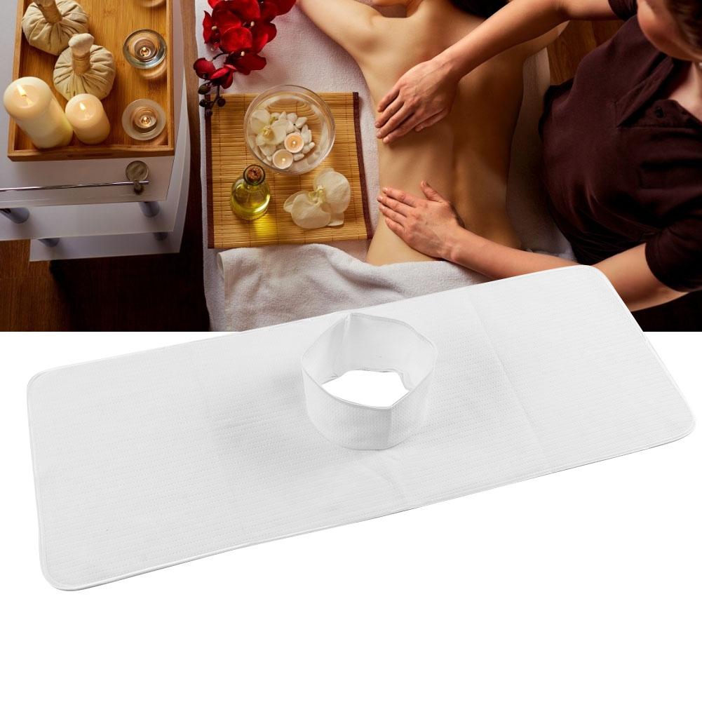 Reusable Spa Steam Massage Towel Washable Beauty Salon Bed Sheet for Skin Care 35 x 90cmWhite