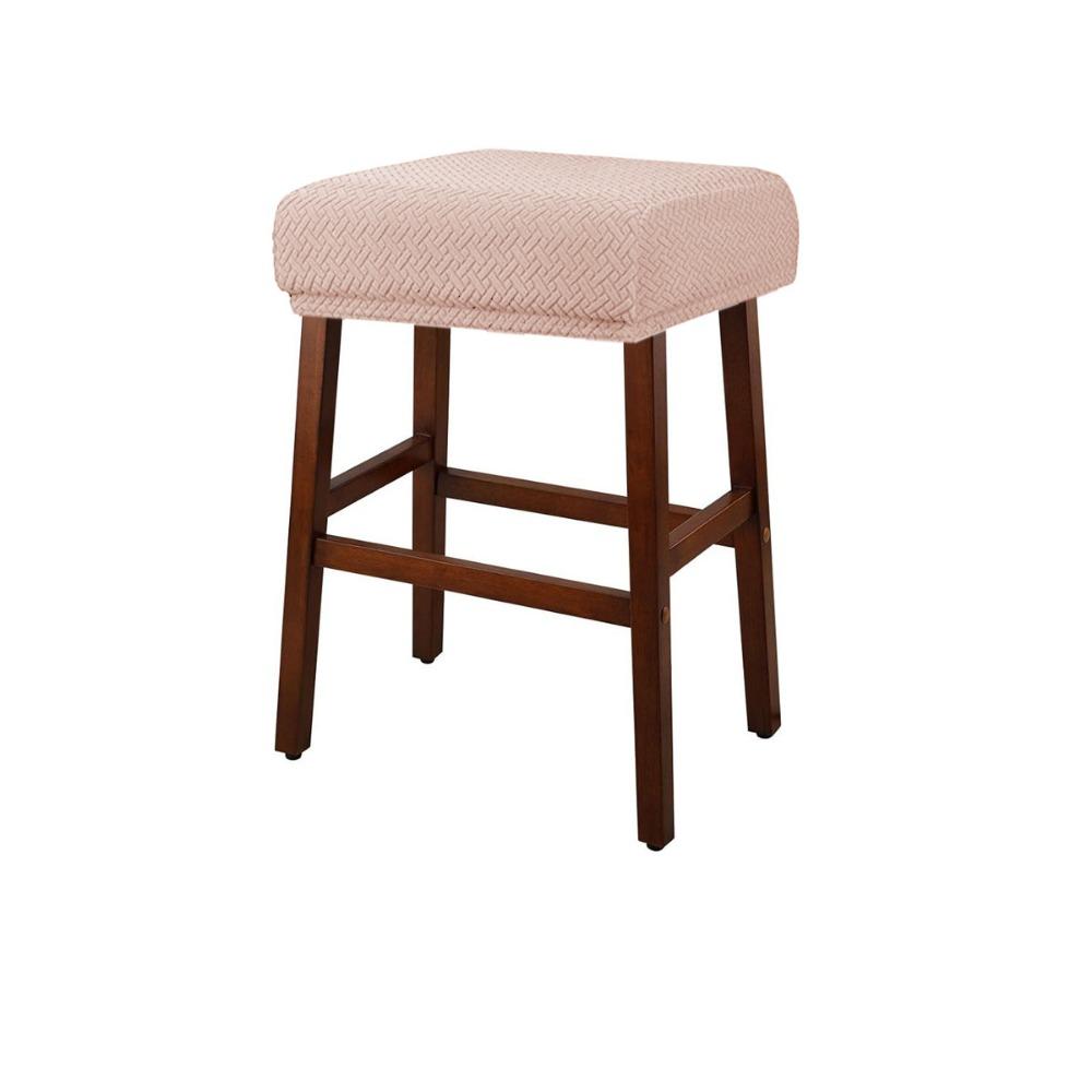 Stretchable Bar Stool Covers Square Stool Protector Thickened Saddle Seat Covers  Vanity Stool