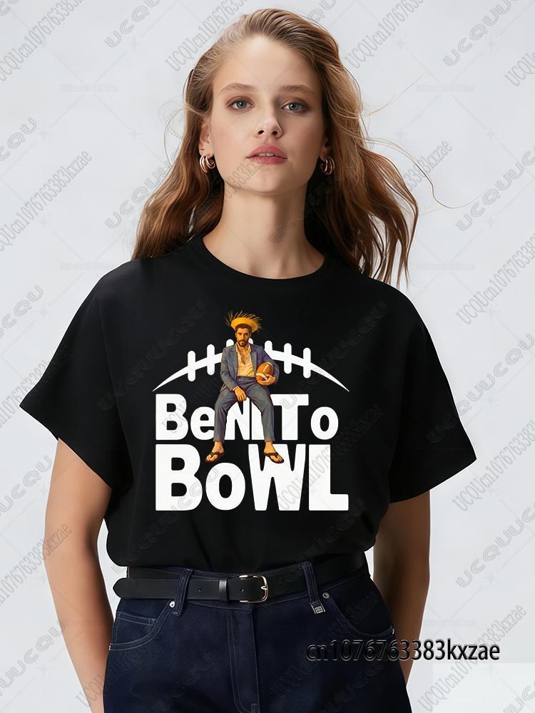 2026 Summer Badbunny Bowl Halftime Show Tshirt For Fans Bunny Football Bad Benito Tshirt For Wounisex Unisex Oversized Y2k Sports Top