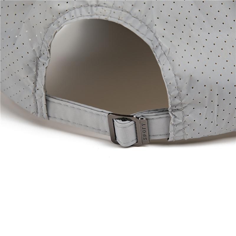 Quick-Drying Cap Men'S Summer Sunscreen Uv Protection Breathable Sunshade Baseball Cap Extended Brim Big Head Circumference Peaked Cap