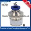 PISCO Stainless Steel SUS304 Tube Fittings PC6-01SUS/02SUS 03 M5/M6 Japan Genuine