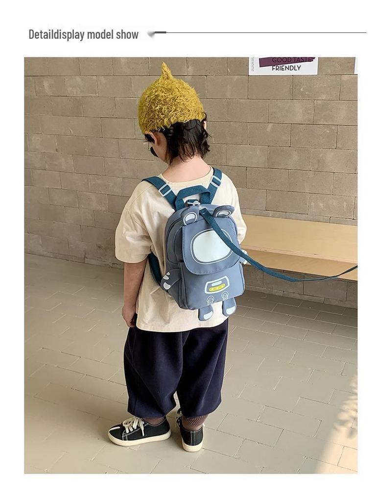 Japanese Style Anti-Lost Astronaut Schoolbag: Cute Kindergarten Backpack for Boys & Girls