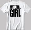 Material Girl 80s Krátký rukáv Bílo-černá Pánská / Dámská E342