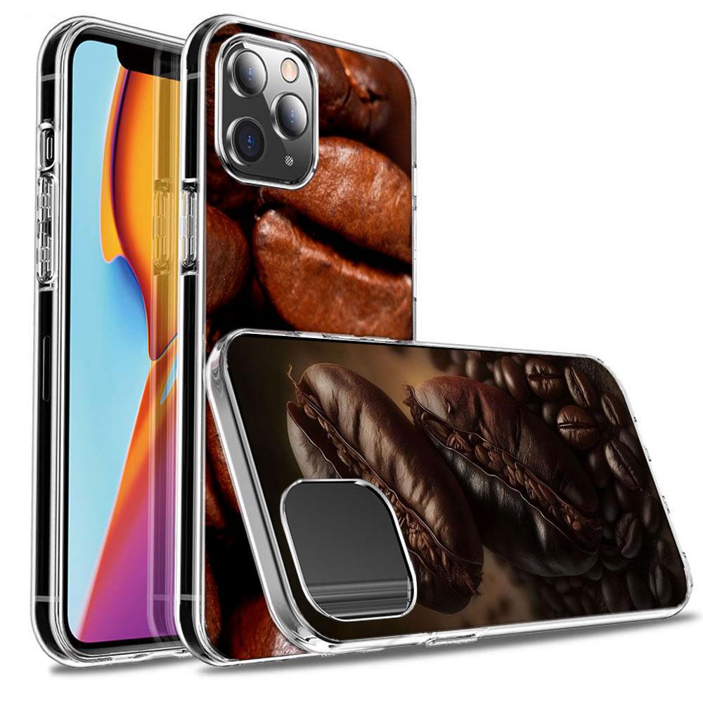 Newly Baked Coffee Beans Phone Case For Iphone 16E 15 Pro 14 Plus 17E 16 17 Pro Max Air 11 12 13 Mini Shockproof Capa Cute Co