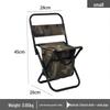 Portable Outdoor Folding Fishing Chair-Stool with Backrest and Storage Bag