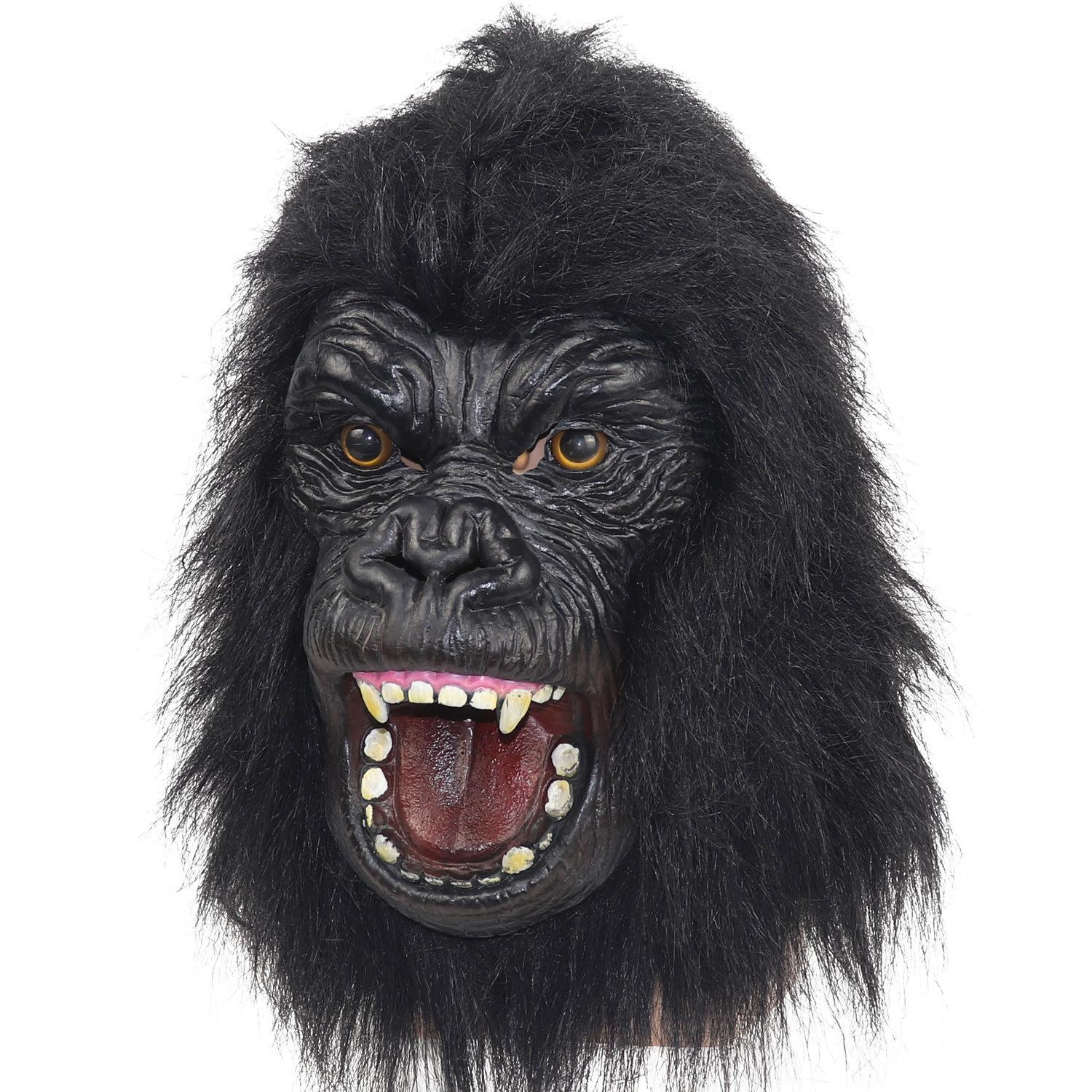 Halloween COS Chimpanzee King Kong Party Photo Shoot Scene Headgear Mask Orangutan