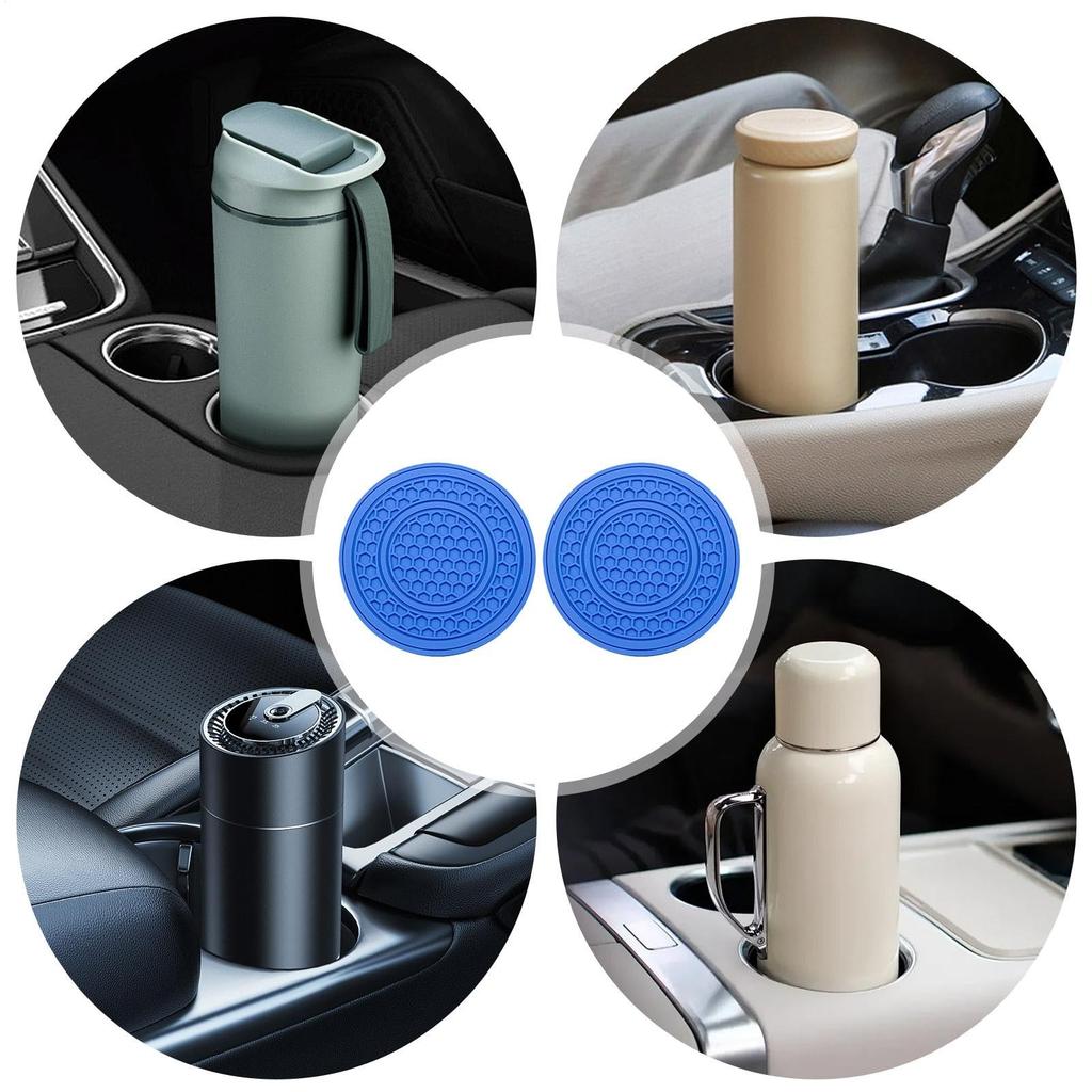 Car Drink Coaster, Car Cup Holder - Non Slip Drink Holder for Cars, Colored