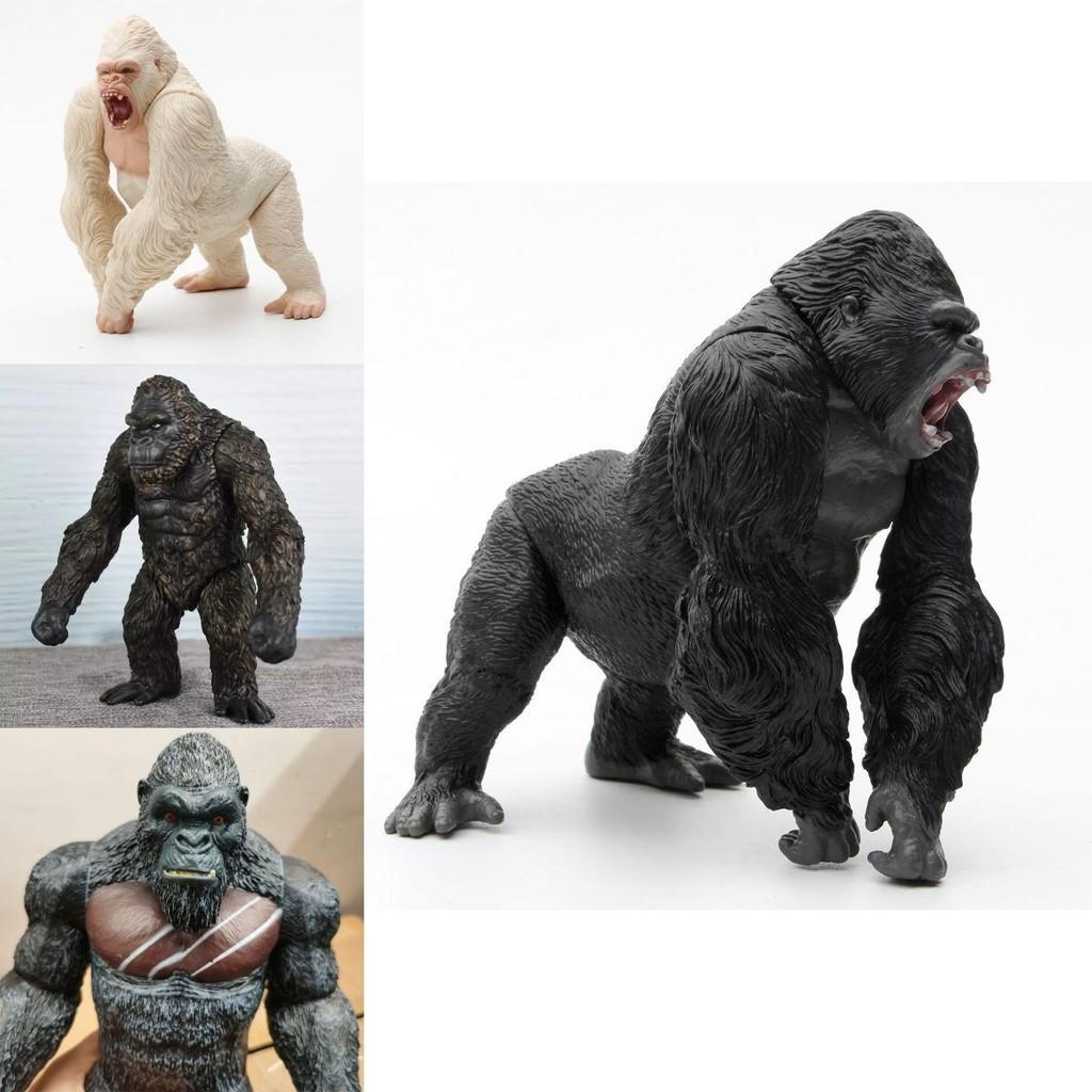 Original Bandai Shm King Kong Gorilla Model Toys Exquisite Action Figure For Childrens Gifts