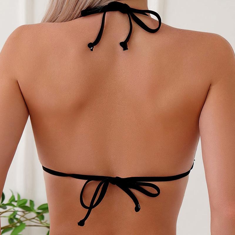 2025 Šněrovací Sexy Evropské a Americké Dvoudílné Bikiny Plavky