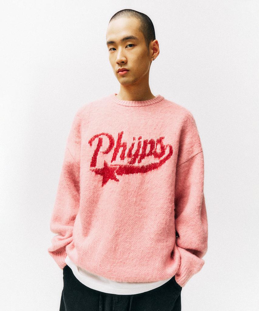 PHYSICAL DEPARTMENT Startail Brush Knit_Vintage Pink