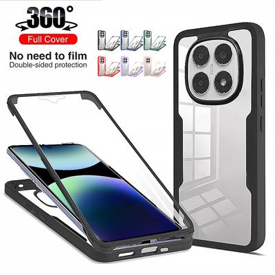 360 Vollschutzhülle für Xiaomi Redmi Note 14 13 12 Pro Plus 5G 14S 12S Displayschutzhüllen Redmi Note 11 Pro 10 9 Hülle