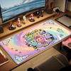 Kawaii Bubu Color Mouse Pad Large Gaming Table Cushion Non-slip Laptop Tablet Big Mousepad XXL Mat Mini PC Playmat With Lock edge