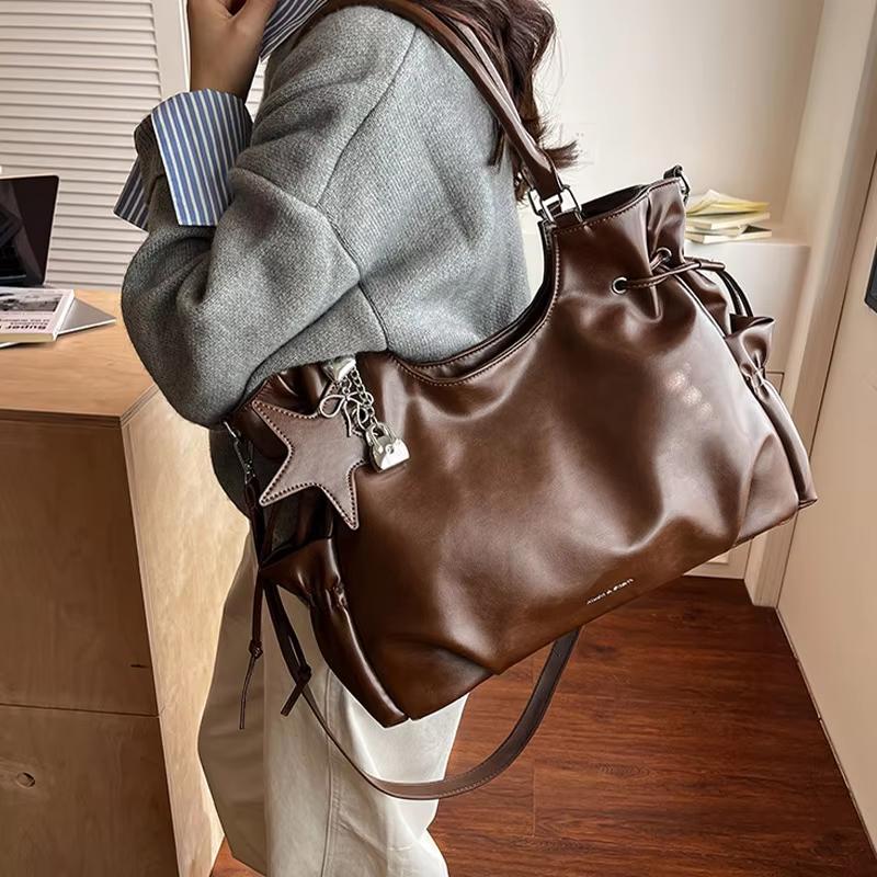 Borsa a Tote da Donna di Grande Capacità in Stile Retrò, Borsa a Spalla/Crossbody Elegante e Casual Premium Multi-Utilizzo per Lavoro, Shopping, Uso Quotidiano