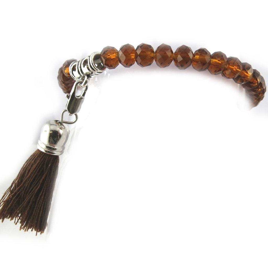 Les Trésors De Lily [N1164] - Bracelet ethnique 'Altaï' marron