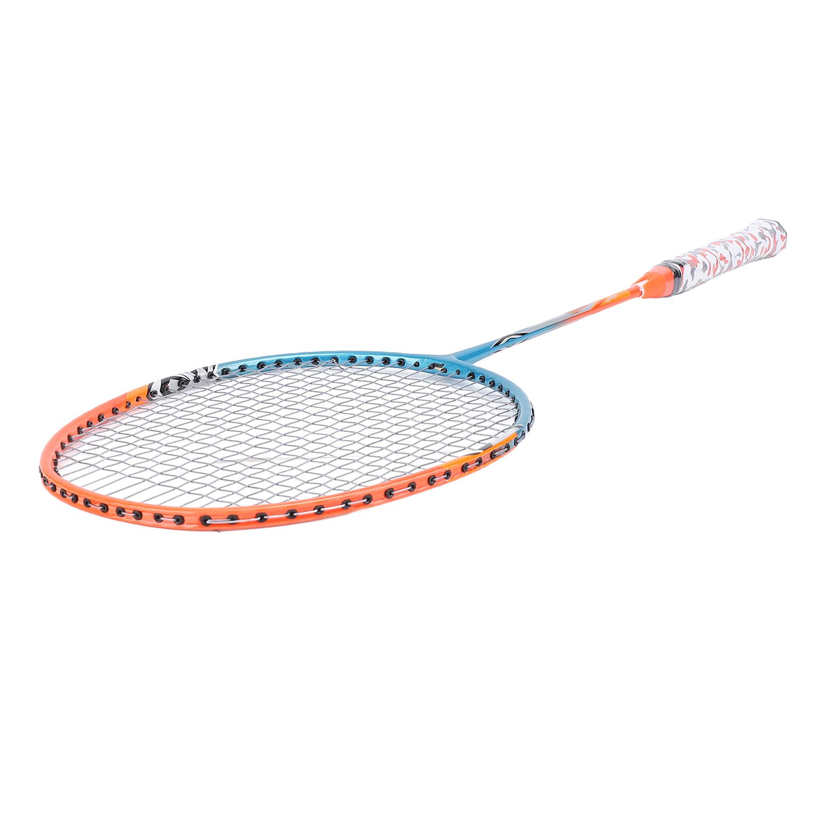 

Badminton Rackets Set for Outdoor Backyard Games Including 2 Badminton Racquets 1 Carrying Bag for Beginner Players Iron Alloy