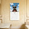 Französische Bulldogge Kalender 2026 Januar 2026 - Dezember 2026 12 Monatskalender Lustiger Frenchie Wandplaner für Zuhause Büro