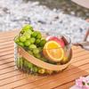 PET Ice Bucket High-value Household Portable Transparent Basket Beer Barrel Champagne Wine Fruit Storage Basket Home Accessories