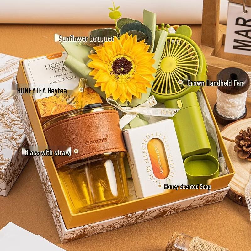 

Women s Day Golden Floral Gift Set