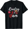 Reading Is My Jam Funny Book Lover Teacher Reading T-Shirt