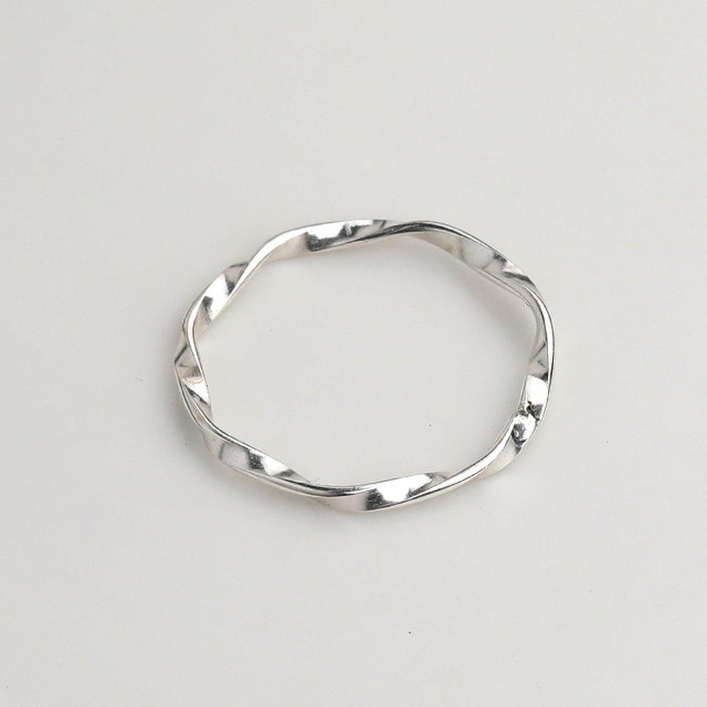 Silver Twist Ring