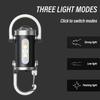 1PC LED Keychain Flashlight Multifunctional Work Light Keyring Practical Inspection Light Key Chain for Outdoor Activities