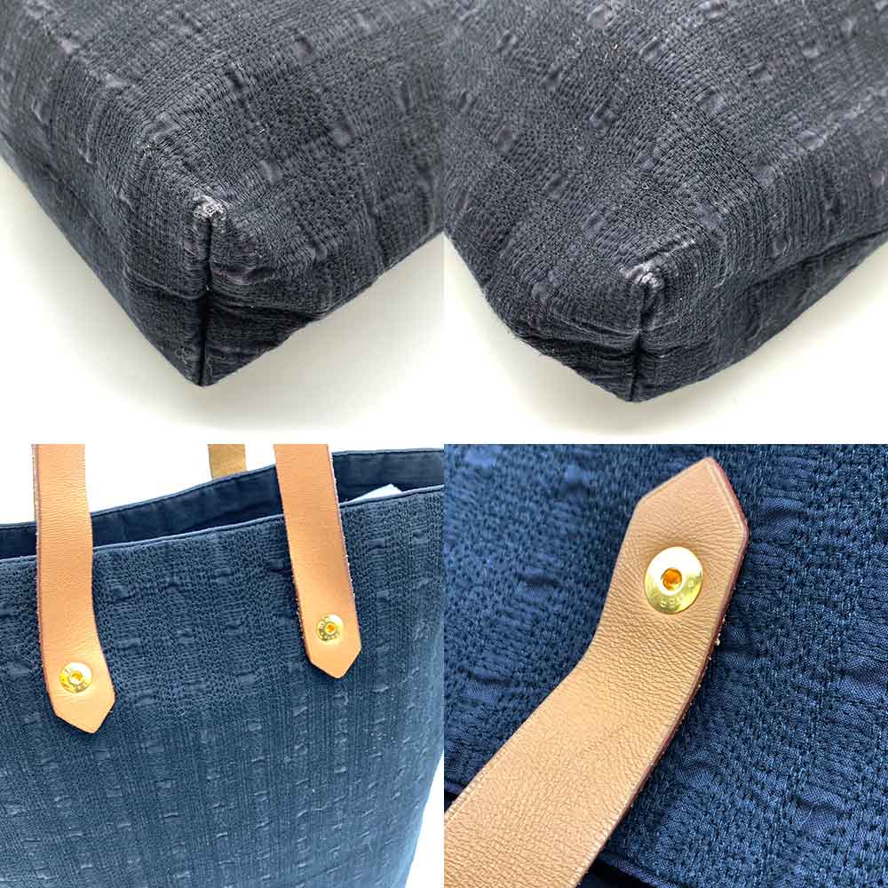 Used HERMES AmedabaHandbag Cotton canvas Women