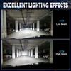 2 Stück 20000LM H1 LED-Scheinwerferlampen Mini Canbus H1 LED-Lampe CSP für Autoscheinwerfer Lüfterlos DRL-Licht Auto-Nebelscheinwerfer 12V 6500K Weiß