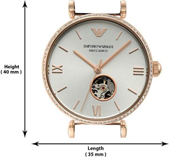 Emporio Armani AR60019 Authentic Multicolor Women's Watch, Imported,