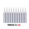 10Pcs/Lot 900M-T Series Soldering Iron Tip Set Lead Free Welding Head for Hakko 936 937 Soldering Station BGA Rework Tools