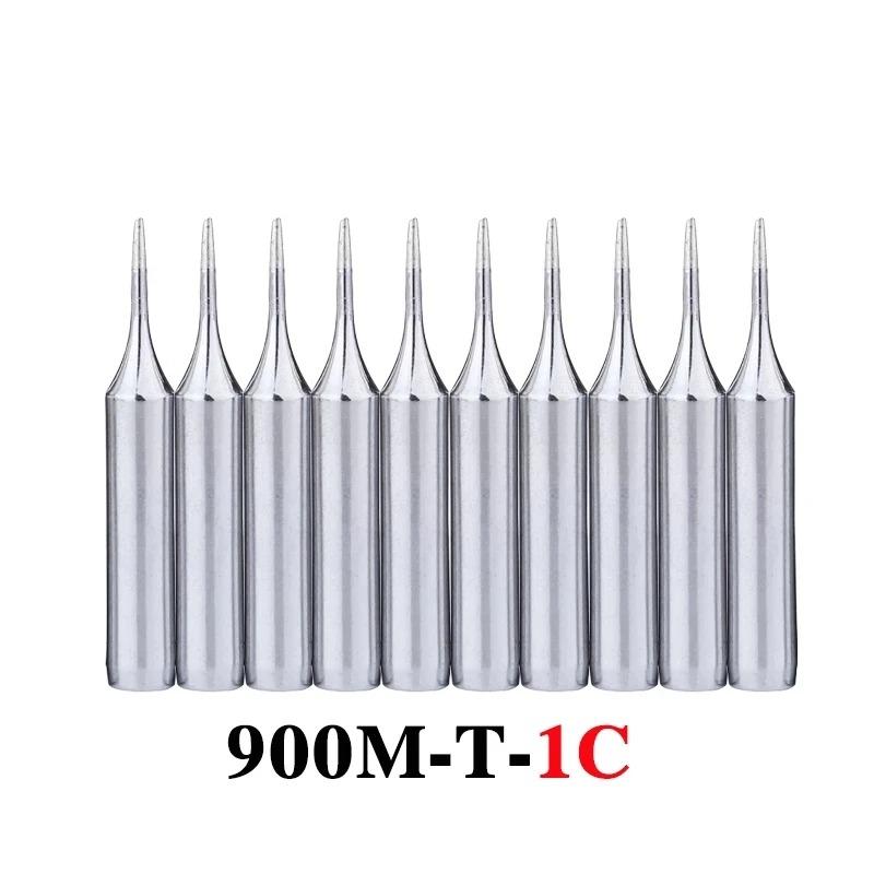 10Pcs/Lot 900M-T Series Soldering Iron Tip Set Lead Free Welding Head for Hakko 936 937 Soldering Station BGA Rework Tools