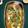 Stainless Steel Serving Plate Easy Cleaning Multipurpose Fish Steamping Tray with Double Handle for Kitchen Food Preps