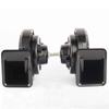 2 Pcs Black Universal 12V Loud Dual-tone Snail Electric Horn 110dB For Car Truck Motorcycle