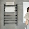 Wall Mounted Constant Temperature Electric Heating Drying Towel Rack Multi Functional Stotage Rack