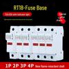 RT18-32X/63X DIN Rail Fuse Base 1P-4P R015/R016