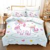 Unicorn Bedding Set For Kids, Winter Duvet Cover Sets, Twin, Full, Queen, King, Bedroom, Home Textile, Milk Bottle