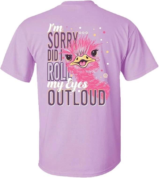 Girlie Girl Originals Извините, я закатила глаза вслух Футболка с коротким рукавом 3XL 2XL