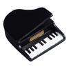 Mini Cats Pianist Sculptures Set 2Pcs Cats and Piano Miniature Models Ornaments for Car Dashboards and Office Decors