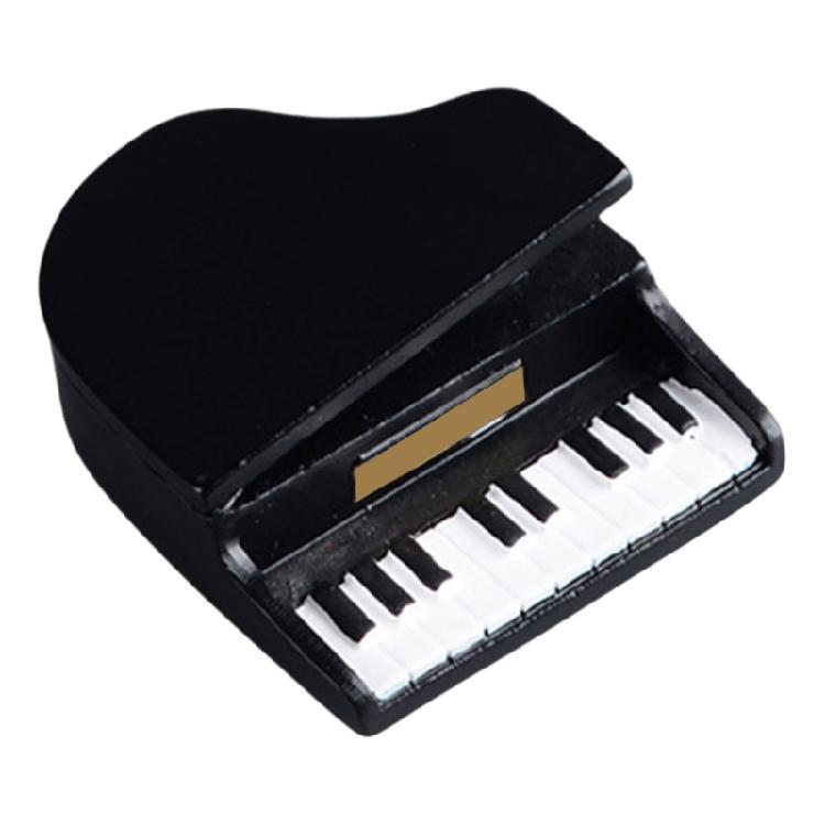 Mini Cats Pianist Sculptures Set 2Pcs Cats and Piano Miniature Models Ornaments for Car Dashboards and Office Decors