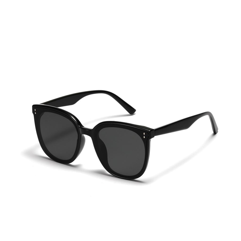 Large Frame Glasses Frame Beige Retro Sunglasses Women'S Men'S Sunglasses