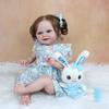 BZDOLL 50CM 3D Skin Tone Visible Veins Soft Silicone Reborn Baby Doll Toy For Girl Cloth Body Smiling Bebe Boneca Lifelike Play House