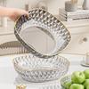 Zhaoran Round White Gold Edge Fruit Plate
