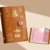 PU Leather Money Savings Challenge Binder Chinese New Year Cash Budget Notebook  Money Organizer