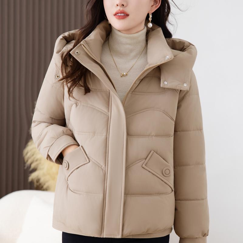 Fashion Women Winter Short Coats Hooded Loose Thick Warm Parkas Female Jackets