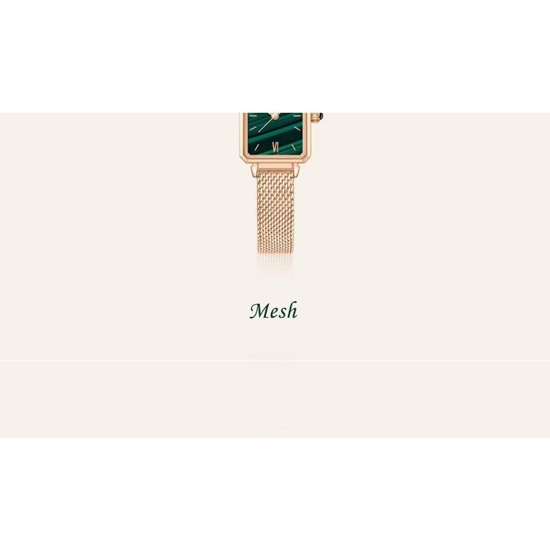 POEDAGAR Women Watches Fashion Green Square Leather Quartz Watch Top Brand Luxury Waterproof Ladies Wristwatch Girlfriend Gift