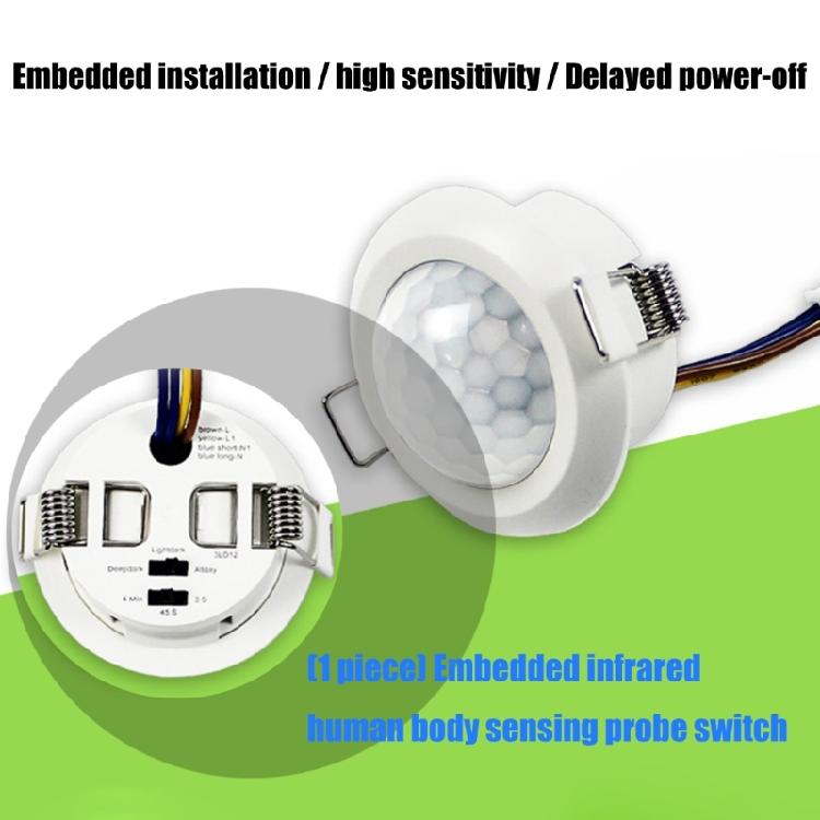 Human Body Motion Sensors Light Switches LED Motion Sensors Detection Automatic Sensors Light Switches for Lighting Lamp