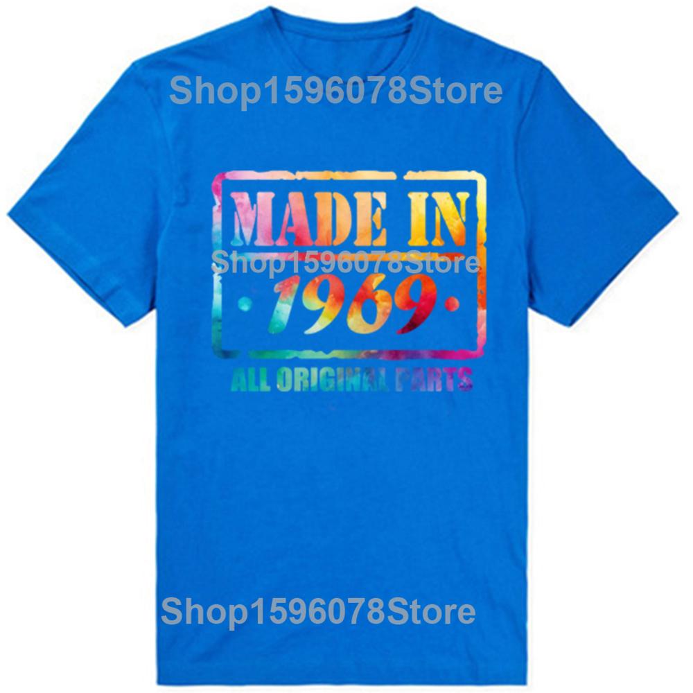 VINTAGE 1969 Birth Year Funny Quotes Retro Tshirts Men Womens Fashion Casual Tshirt 100 Cotton Loose Oversized T Shirt