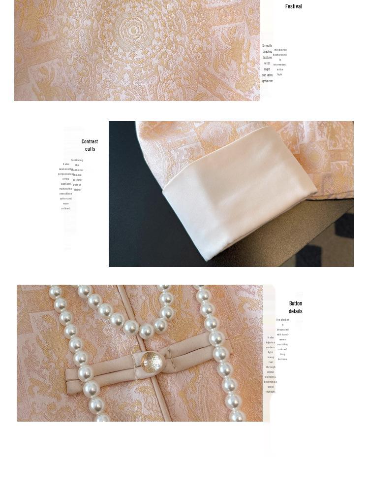 Age-Reducing Jacquard Satin Top: Retro Chinese Style Plus Size Outerwear for Middle-Aged Mothers