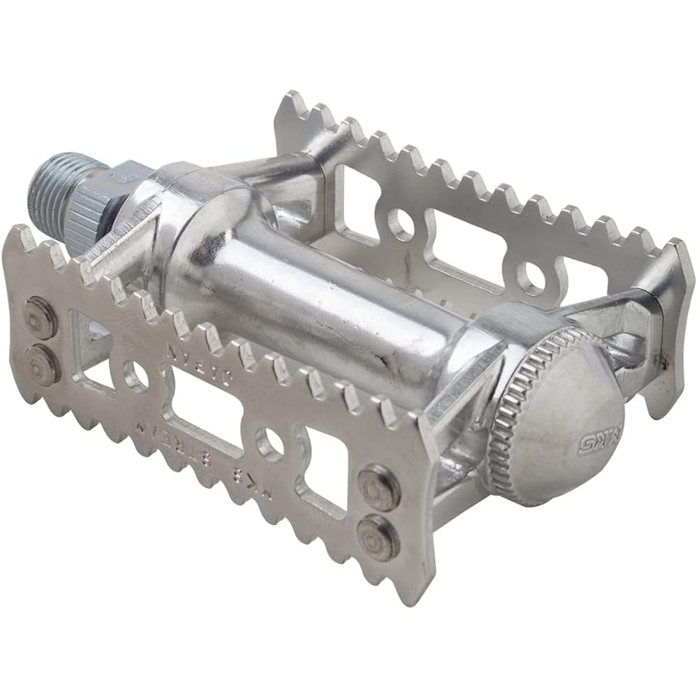 MKS Sylvan Stream Bicycle Pedals Silver Lightweight Durable Design