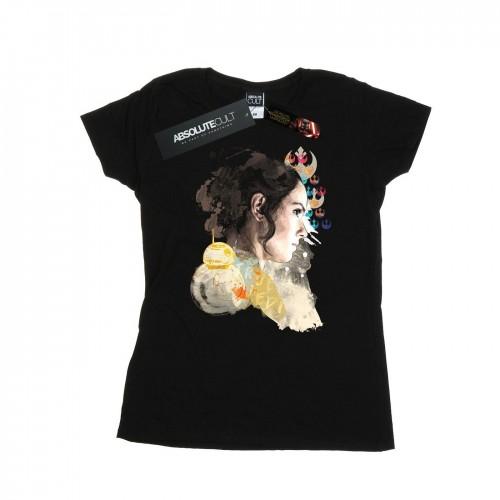 

Star Wars: The Rise of Skywalker Womens/Ladies Rey Collage Cotton T-Shirt XXL білий